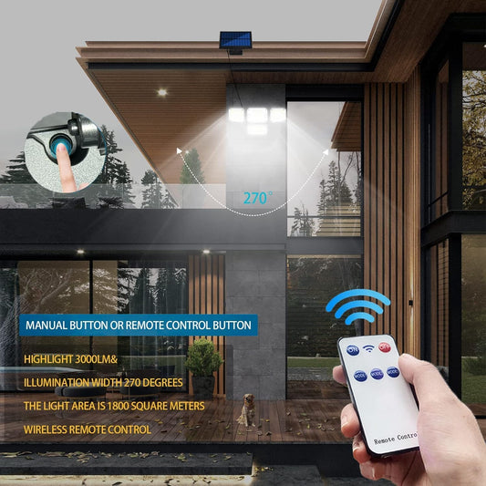 Garden Art Solar Lights 2 Motion Sensor, 4 Head