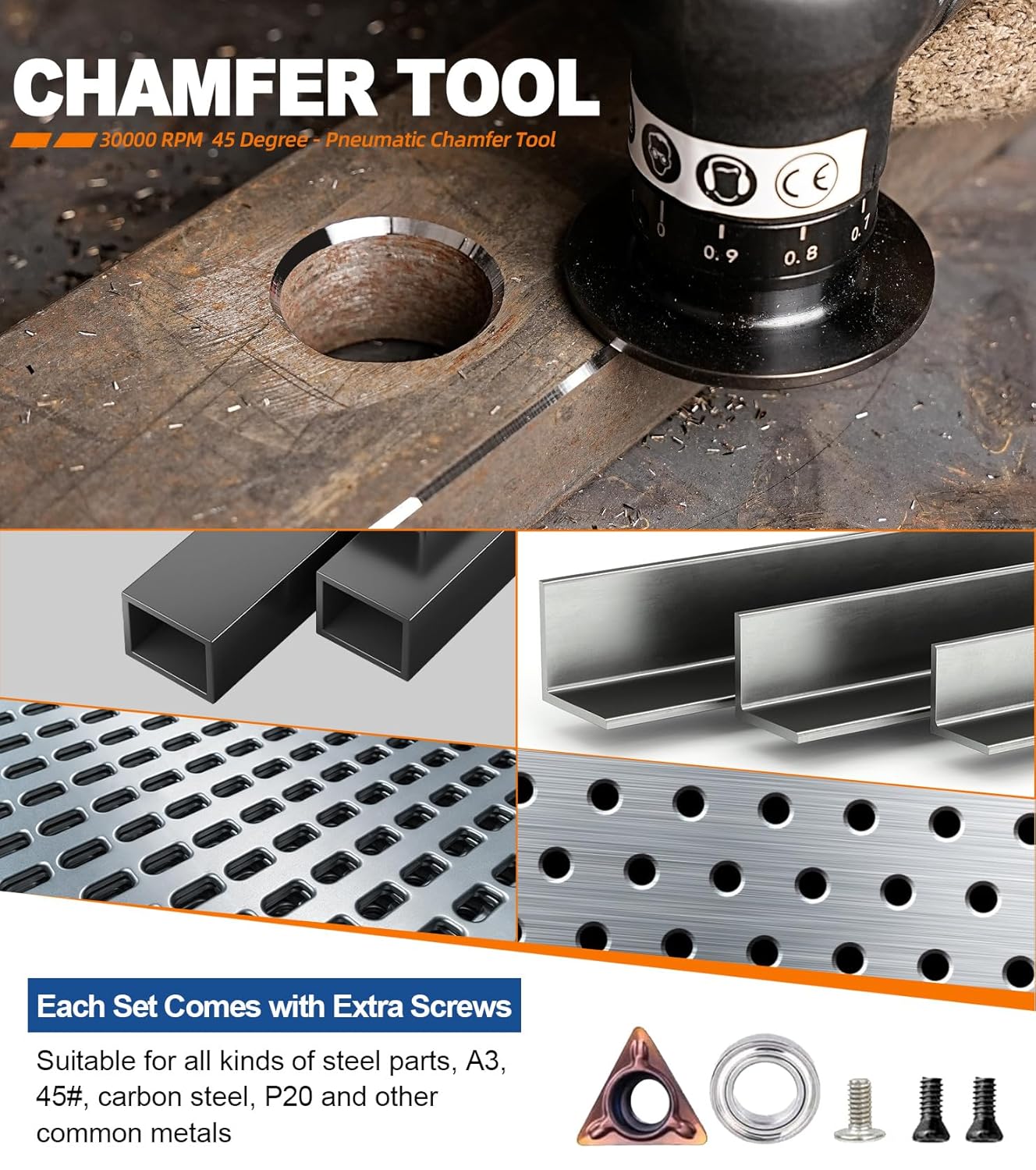 Chamfer Tool, Pneumatic Chamfering Machine,