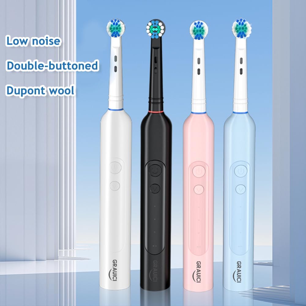 Deep Clean Rechargeable Electric Powered Toothbrush,