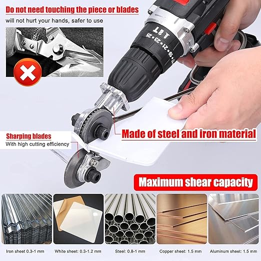 Electric Drill Plate Cutter