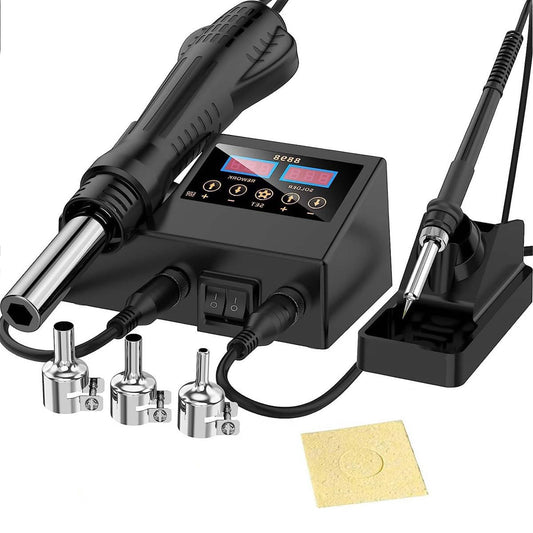 2-in-1 600W Soldering Station with LCD