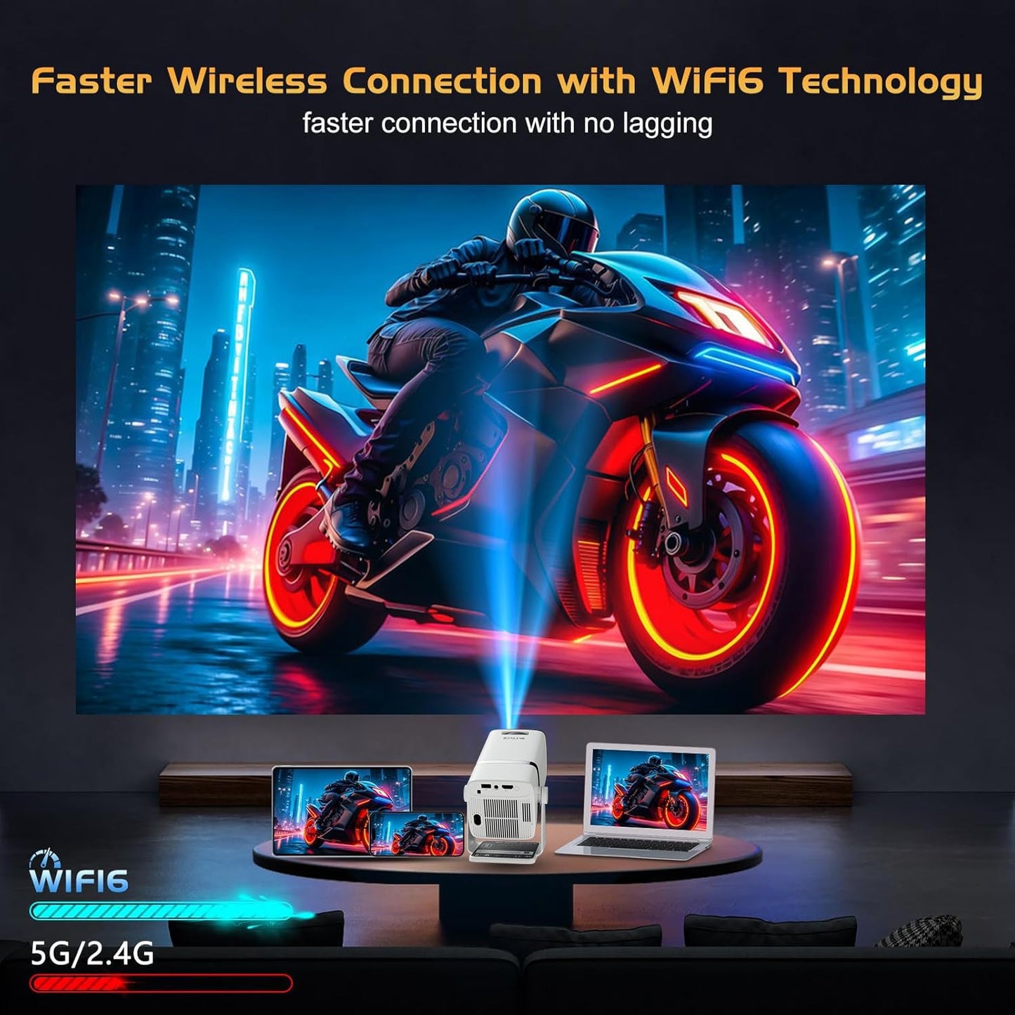 Morpela S40 Ultra HD 4K Smart Projector |