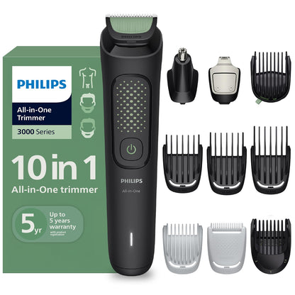 Premium All-in-One Men's Trimmer – Face, Hair & Body Grooming Kit