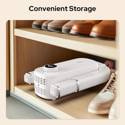 Electric Shoe Dryer and Warmer with PTC Heating, 48°C Fast Drying 360° Warm Air,